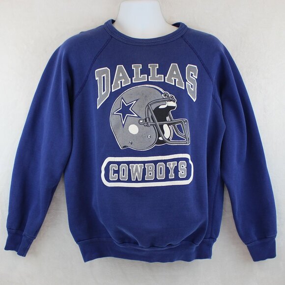 Vintage 80s Dallas Cowboys NFL Football Sweatshirt (L) - Picture 1 of 8